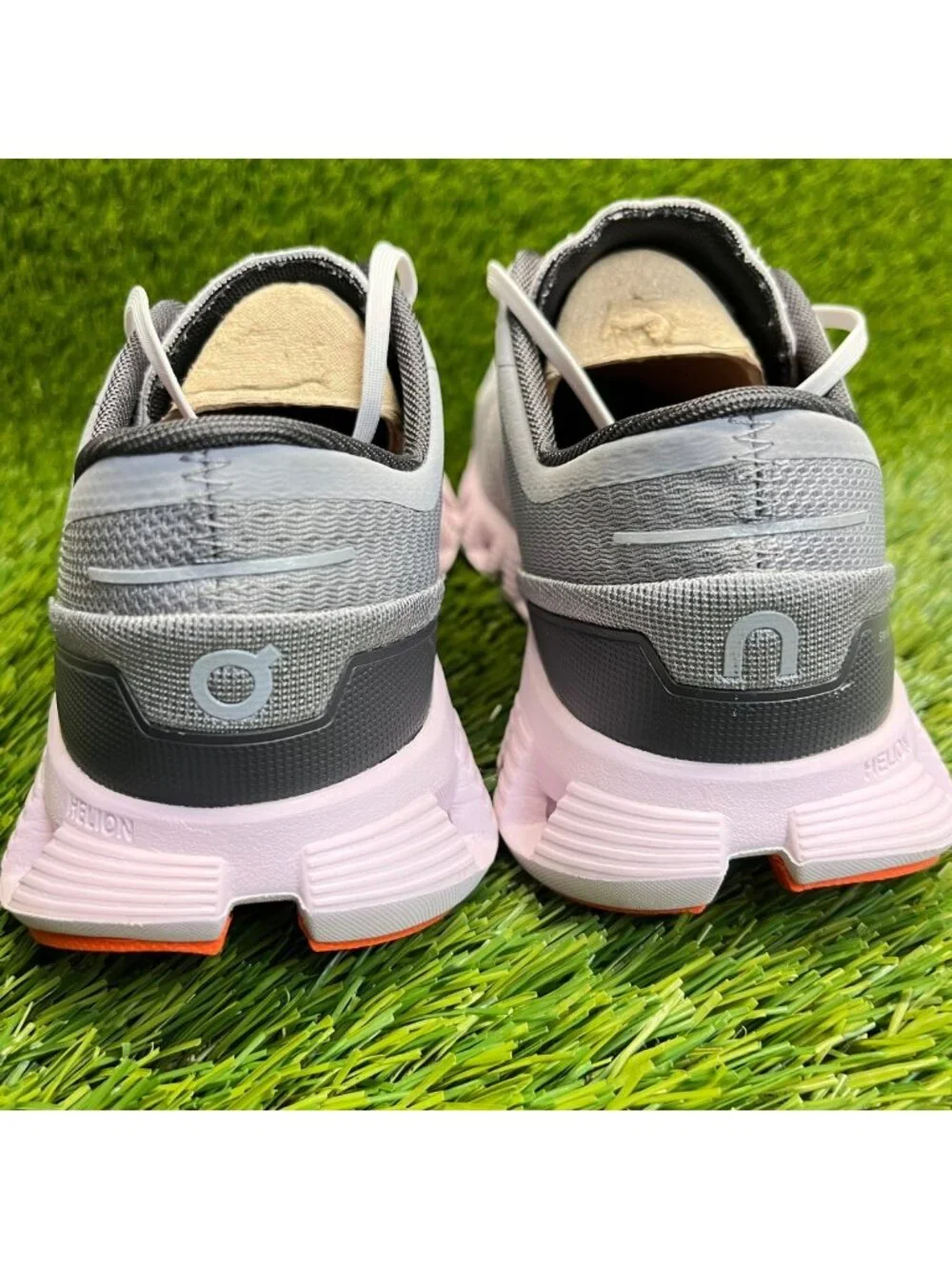 On Cloud X Alloy Gray Lily Pink Womens Size 6.5 Athletic Running Shoes Sneakers